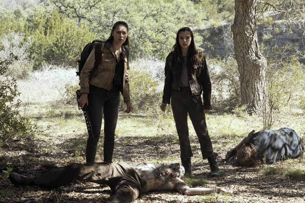 Alicia Clark and Charlie in Fear the Walking Dead.