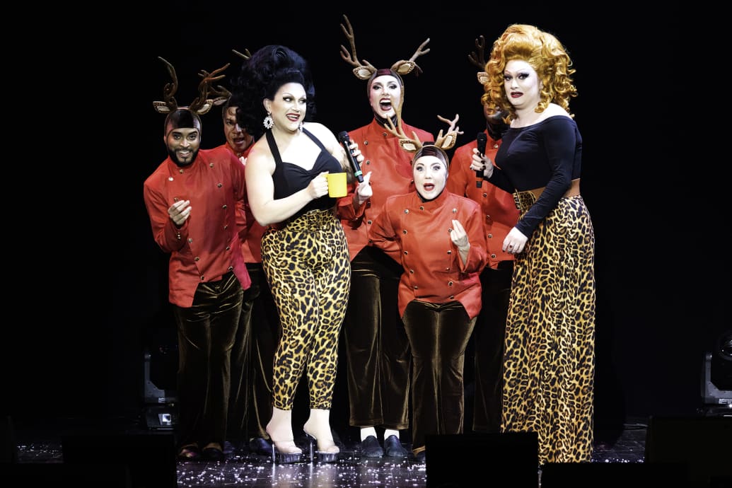 Photo of BenDeLaCreme and Jinkx Monsoon in 'The Jinkx and DeLa Holiday Show'