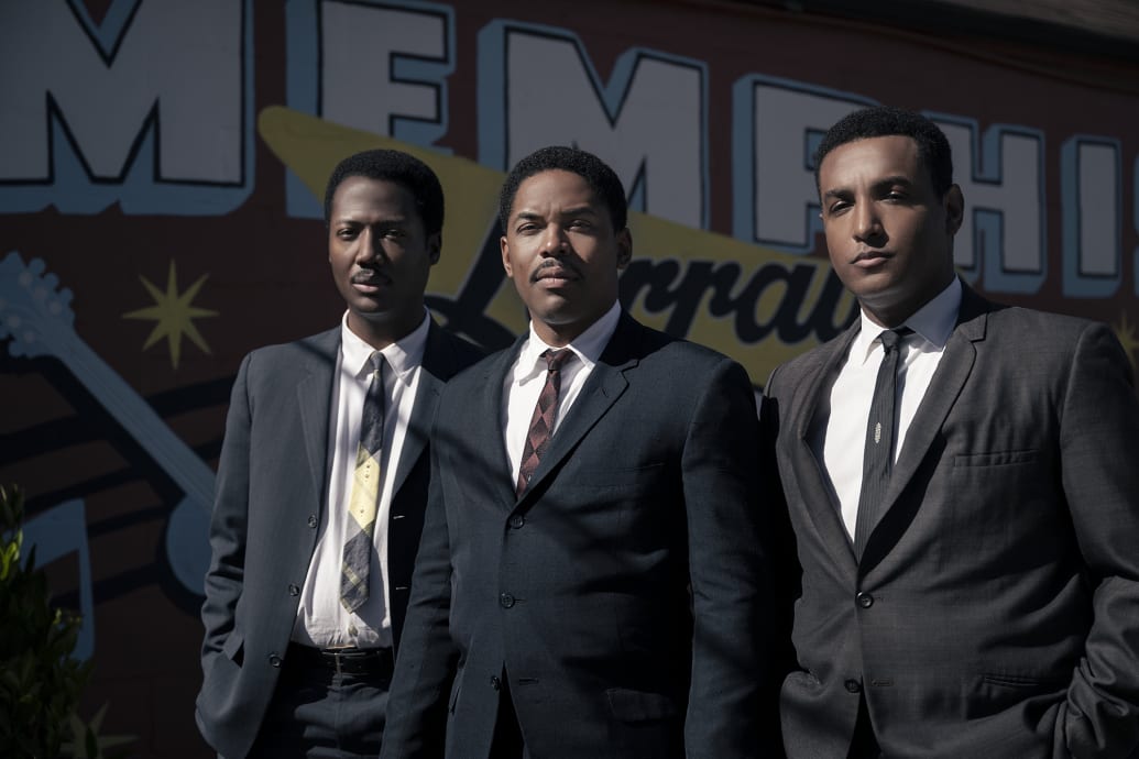 Hubert Point-Du Jour as Ralph Abernathy, Kelvin Harrison Jr. as Martin Luther King Jr., and Anwar Ali as Andrew Young.