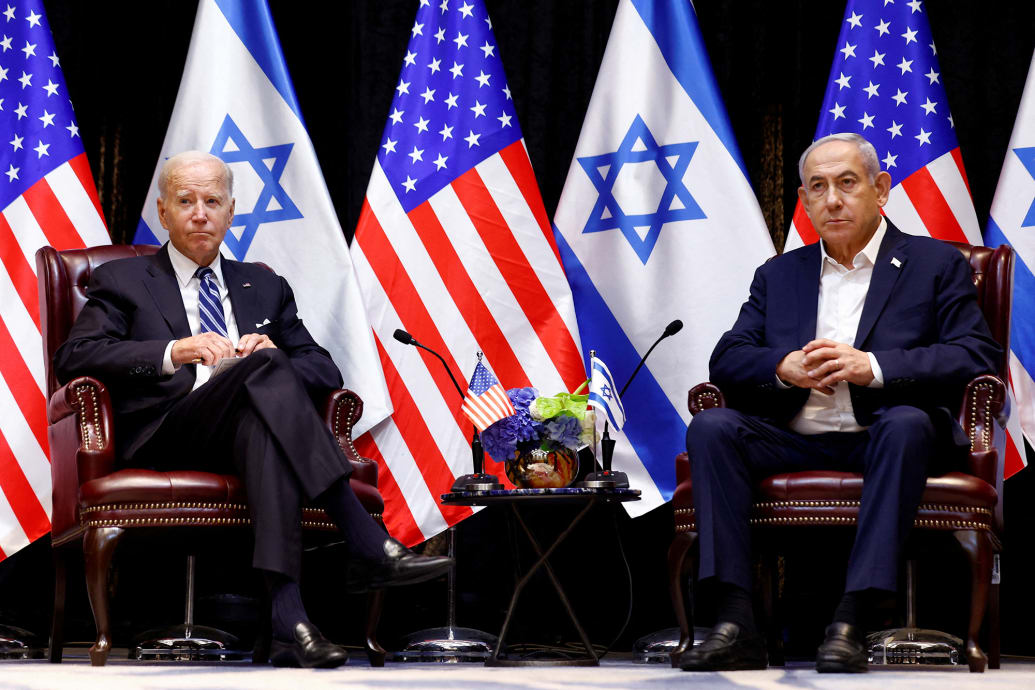 President Joe Biden meets with Israeli Prime Minister Benjamin Netanyahu and the Israeli war cabinet.