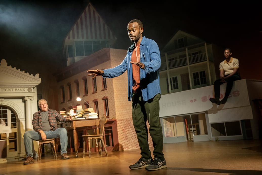 Jay O. Sanders, William Jackson Harper, and Eric Berryman in 'Primary Trust'