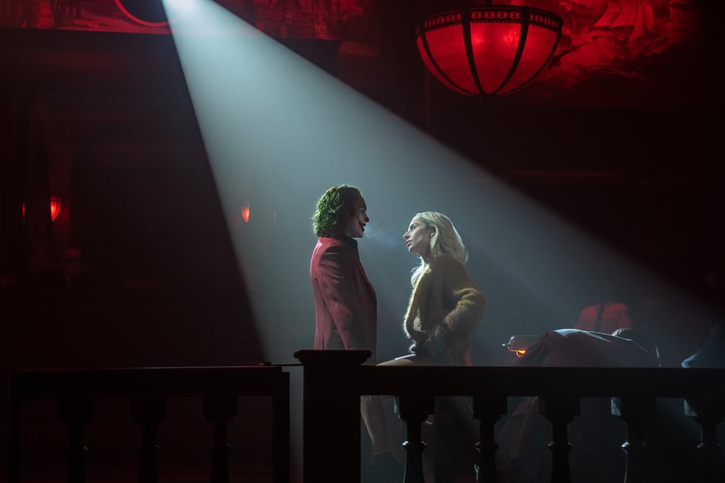 Lady Gaga and Joaquin Phoenix in Joker: Folie à Deux.