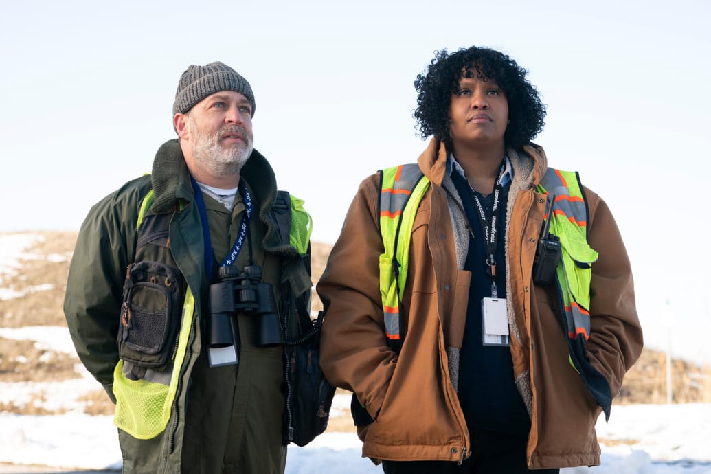 H. Jon Benjamin and Natasha Rothwell in How To Die Alone