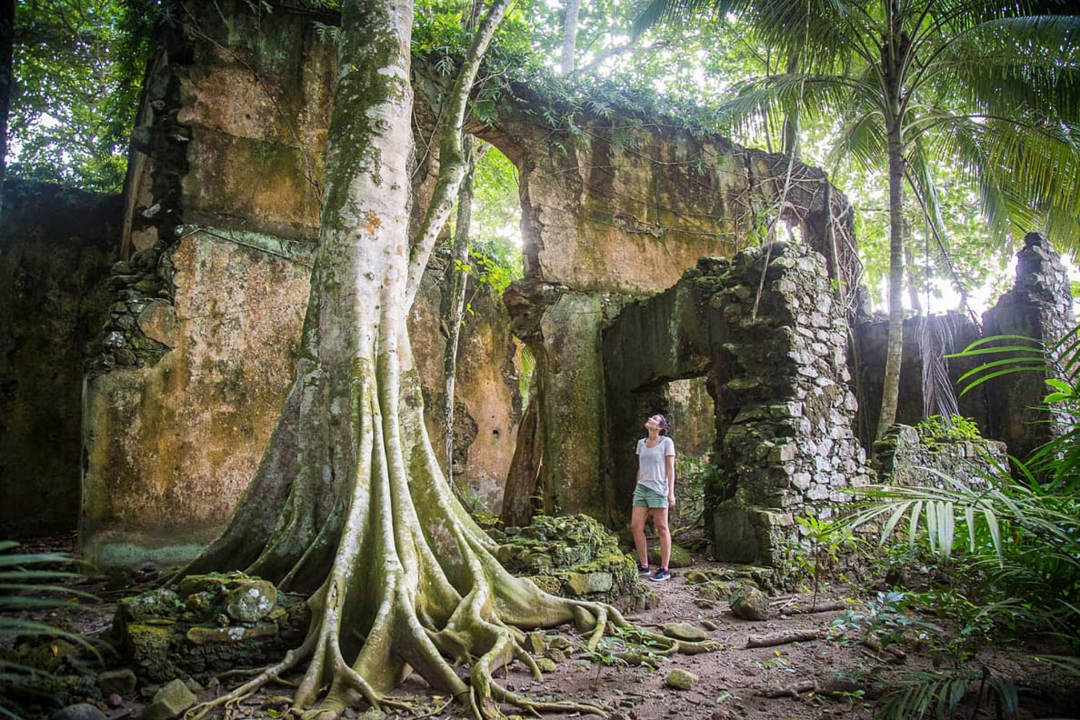 Colonial ruins on Principe Island