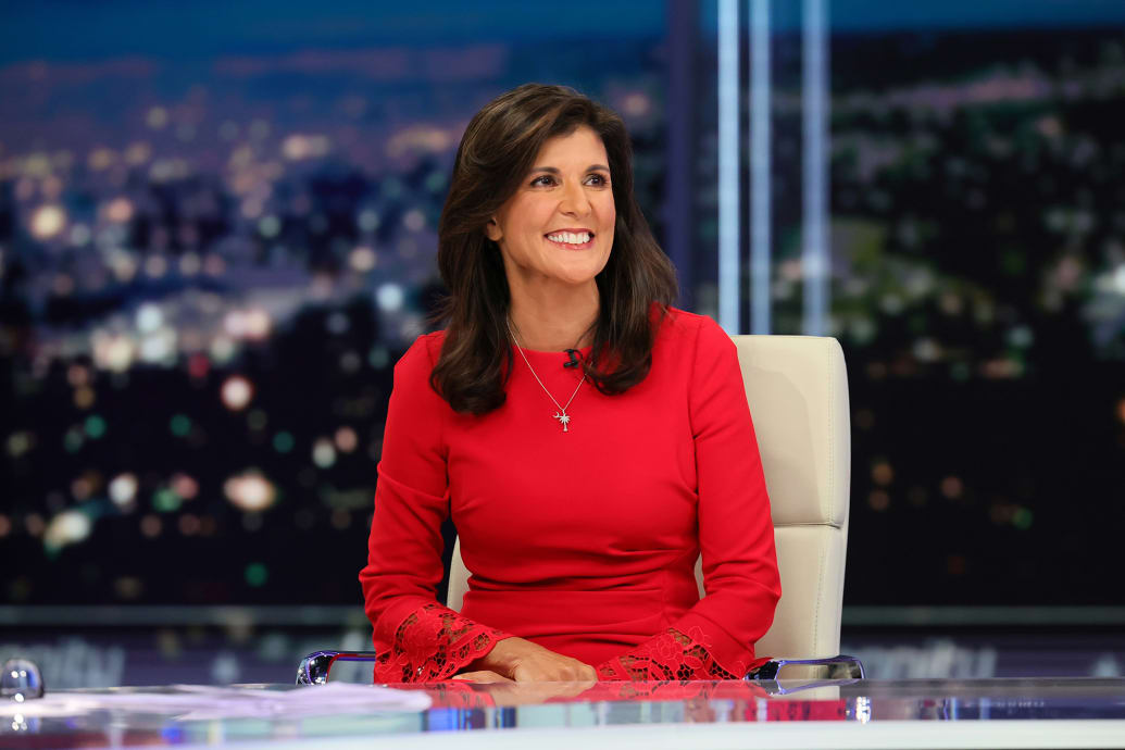 Nikki Haley visits Hannity at Fox News Channel Studios on Jan. 20, 2023 in New York City.