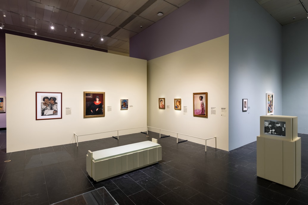 A general view of The Met's new exhibit The Harlem Renaissance and Transatlantic Modernism.
