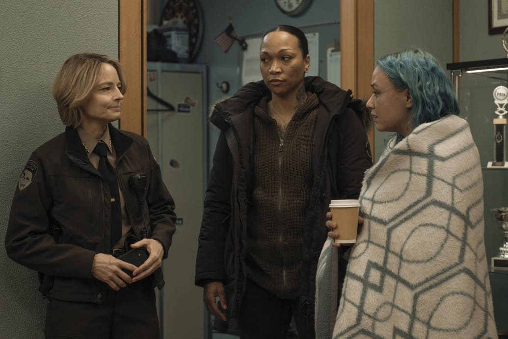 Jodie Foster, Kali Reis, and Aka Niviâna in True Detective.
