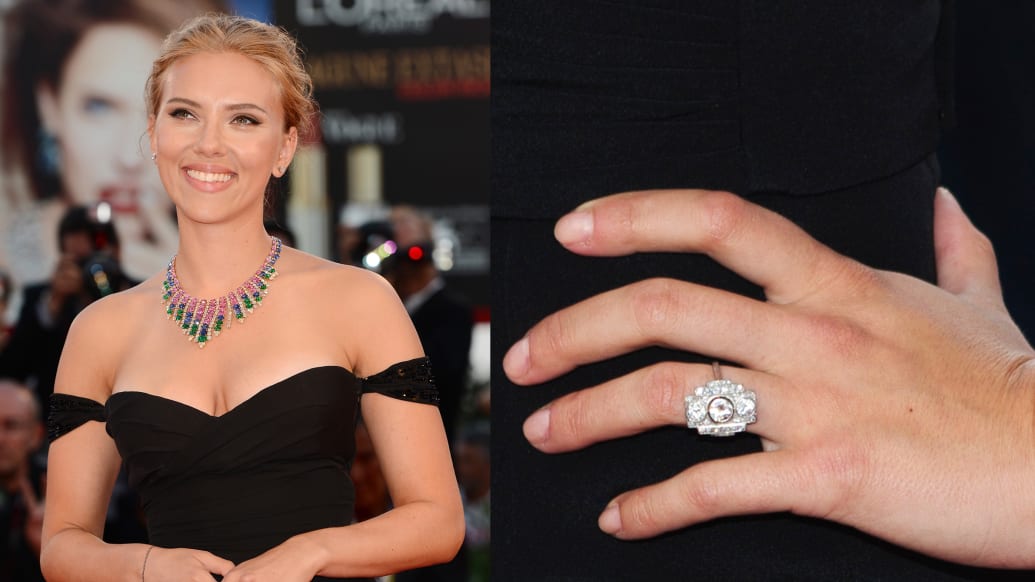 Mary-Kate Olsen Flashes Diamond Ring at Paris Fashion Week