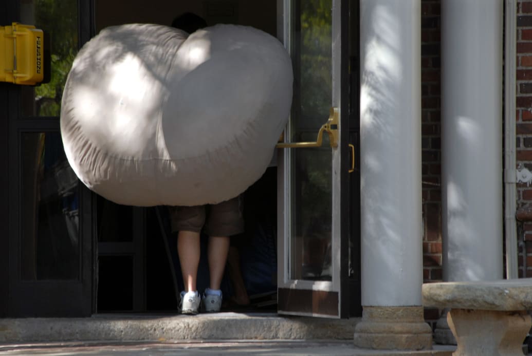 The bean bag in question chose not to comment about any relationship with J.D. Vance.