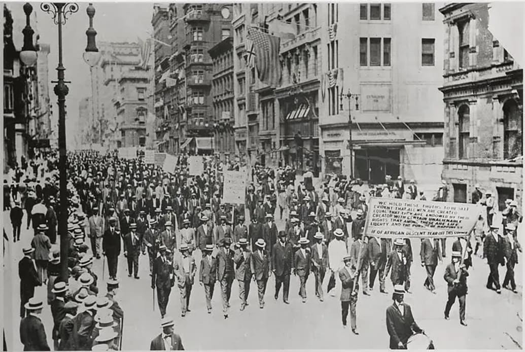 Silent Protest March, July 28, 1917, organized by the NAACP.