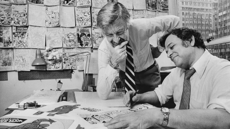 Stan Lee and John Romita