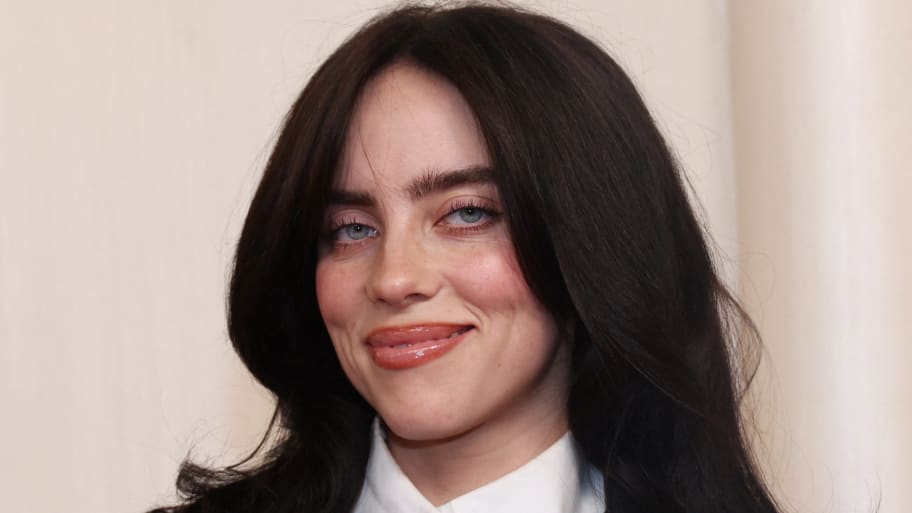 Pop star Billie Eilish at the Oscars.