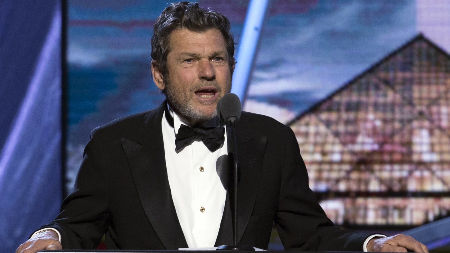 Jann Wenner, co-founder and publisher of Rolling Stone magazine, speaks during the 29th annual Rock and Roll Hall of Fame Induction Ceremony.
