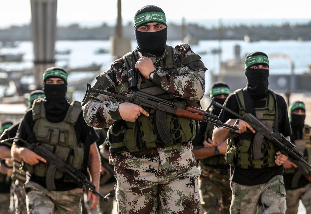 Izz al-Din al-Qassam Brigades soldiers.