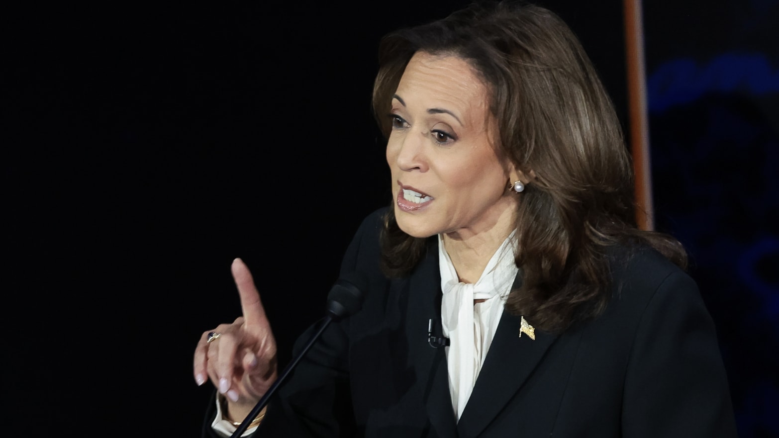 Kamala Harris at ABC debate, Sept. 10, 2024 in Philadelphia, Pennsylvania.