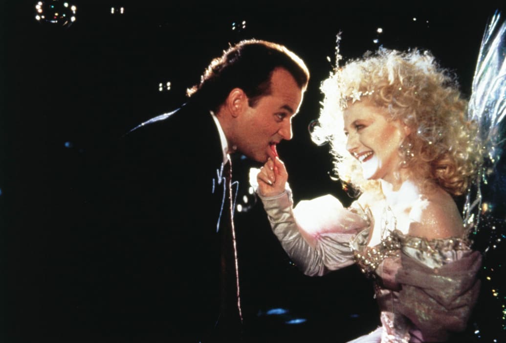  A still from  Scrooged with Bill Murray.