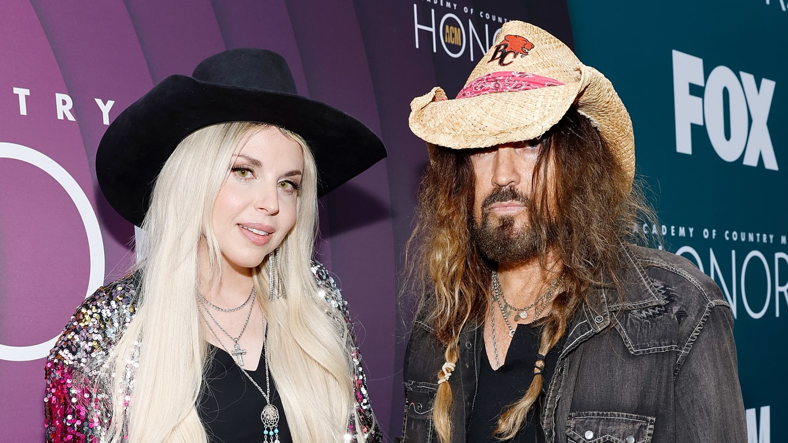 Billy Ray Cyrus and Firerose at the 6th Annual Academy of Country Music Honors.