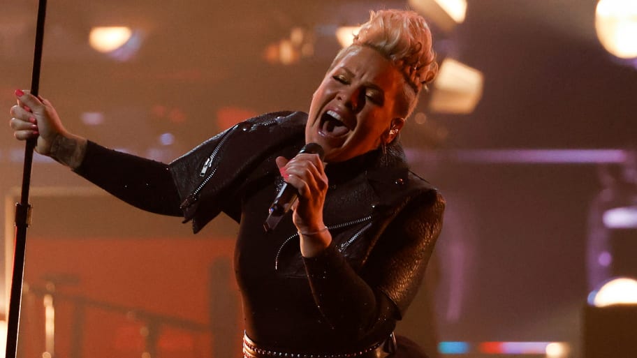 Pink is in the midst of her Summer Carnival tour.