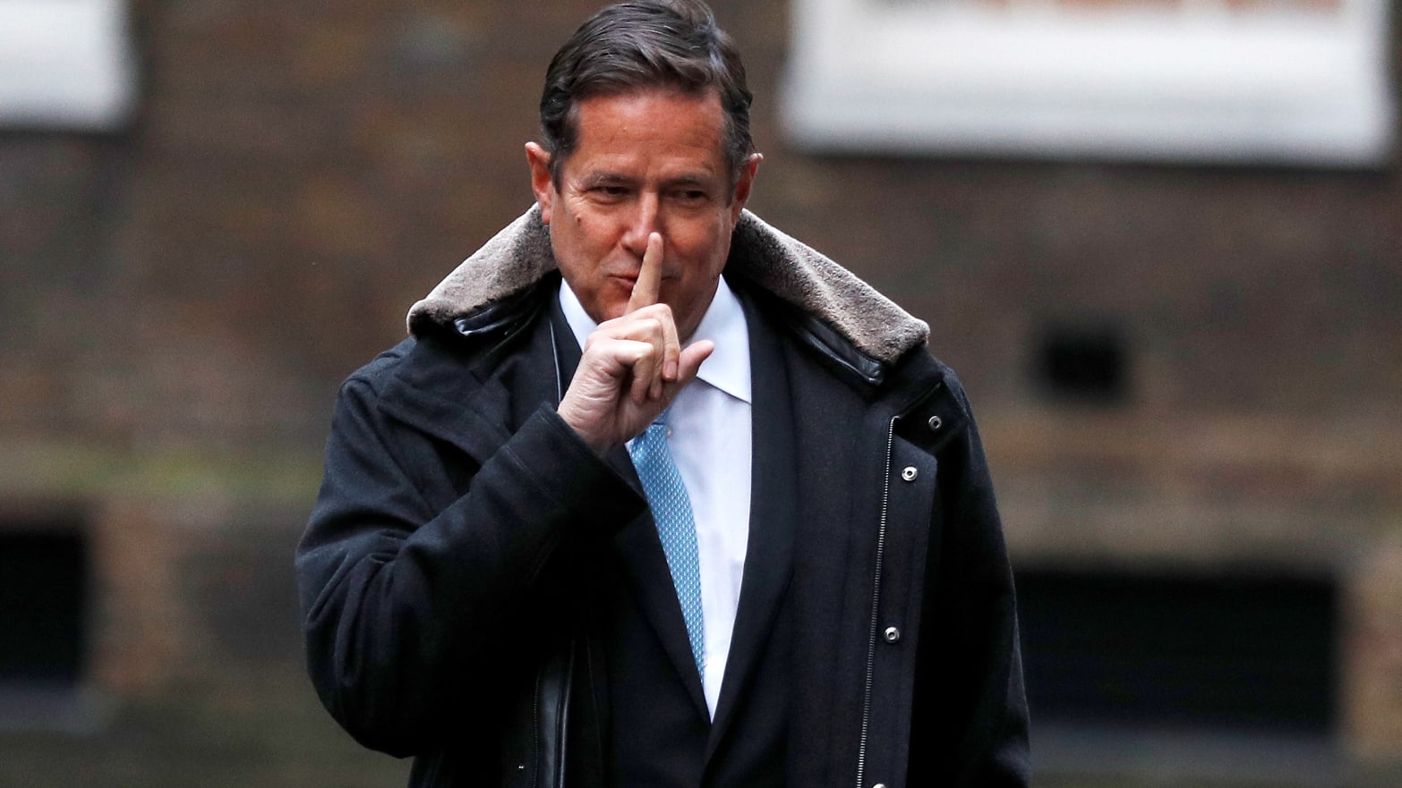 Jes Staley arrives at 10 Downing Street in London in 2018.
