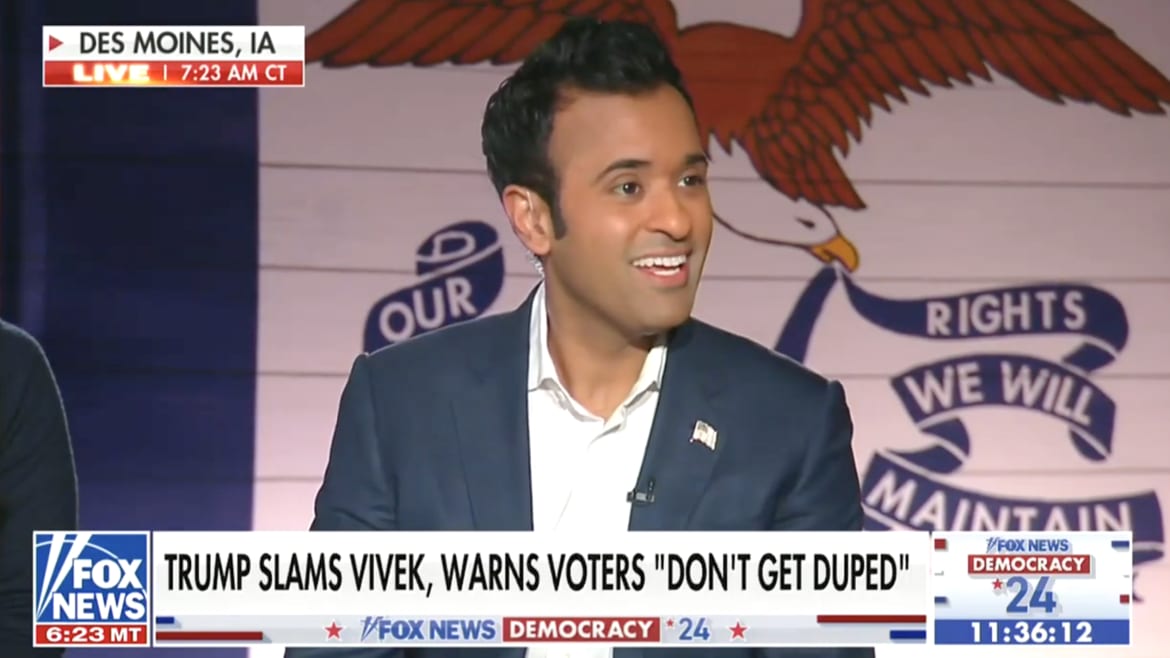 ‘Fox & Friends’ Reminds Vivek Ramaswamy That Trump ‘Threw You Under the Bus’