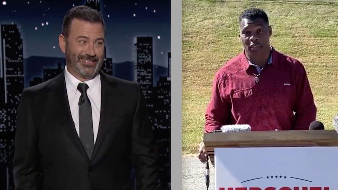Jimmy Kimmel Roasts Herschel Walker After Yet Another Abortion Scandal
