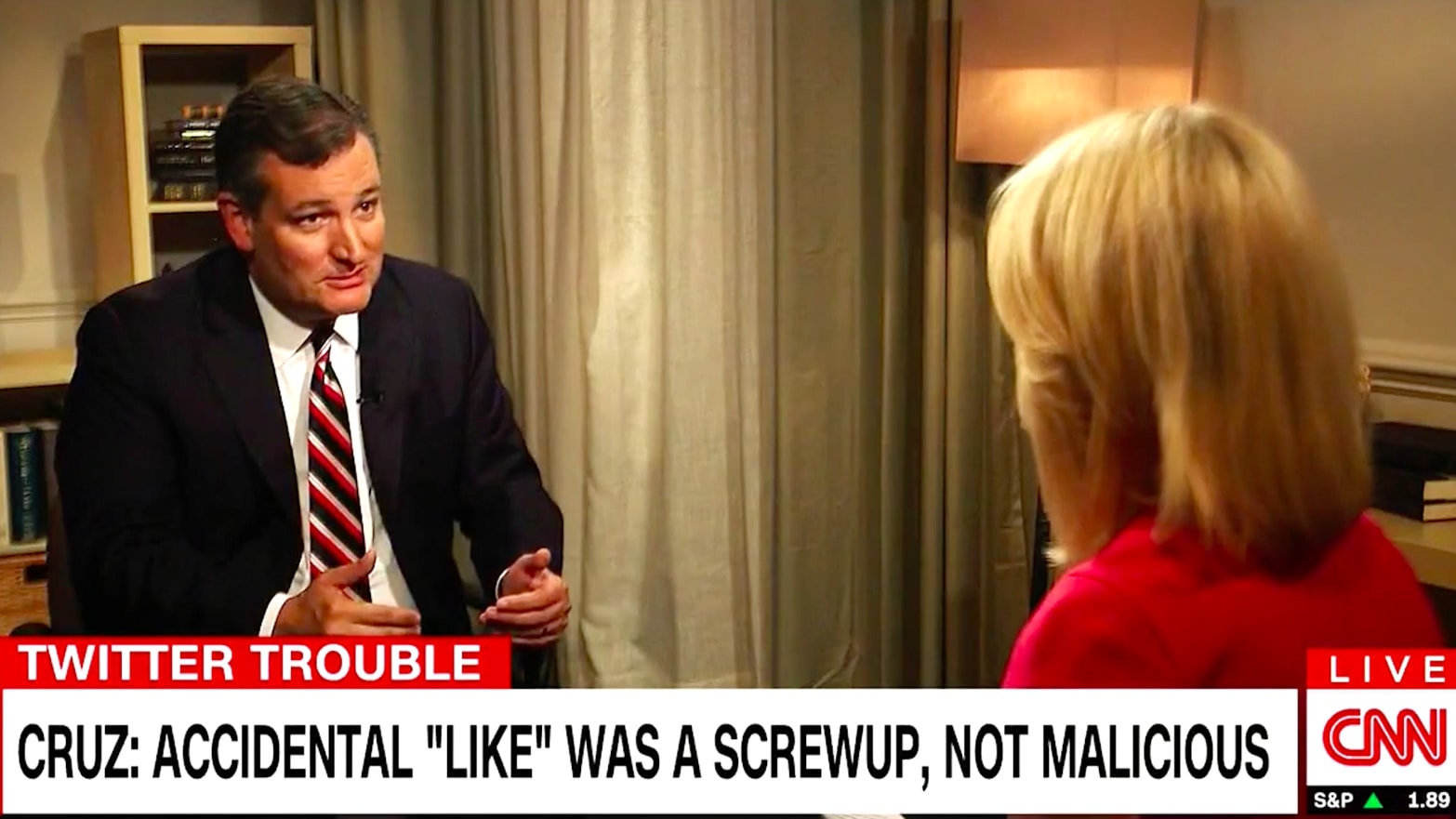 1566px x 881px - Ted Cruz Insists 'It Was Not Me' in Awkward Interview About ...