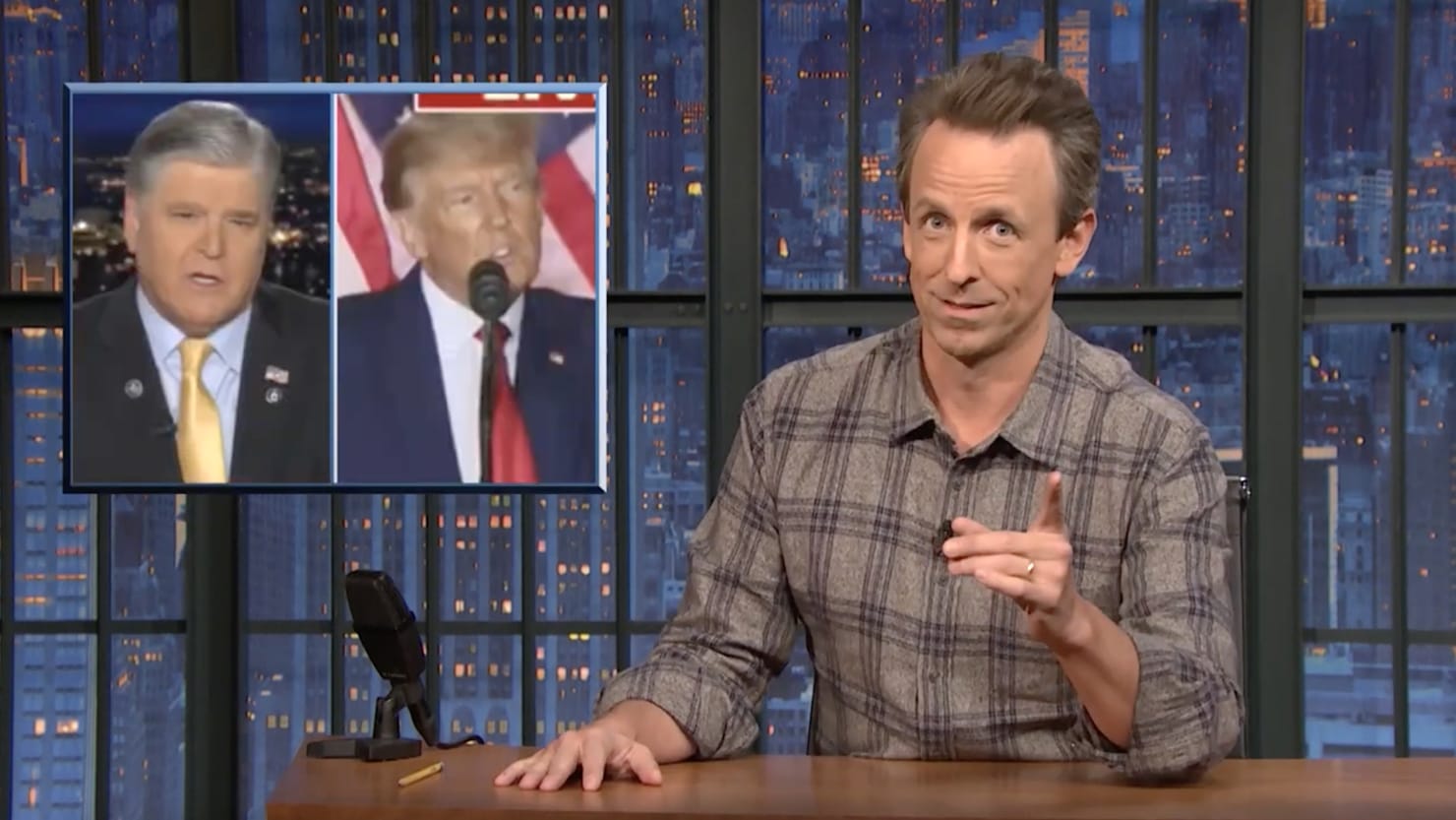 Seth Meyers Mocks Donald Trump for Getting Snubbed by Fox News During