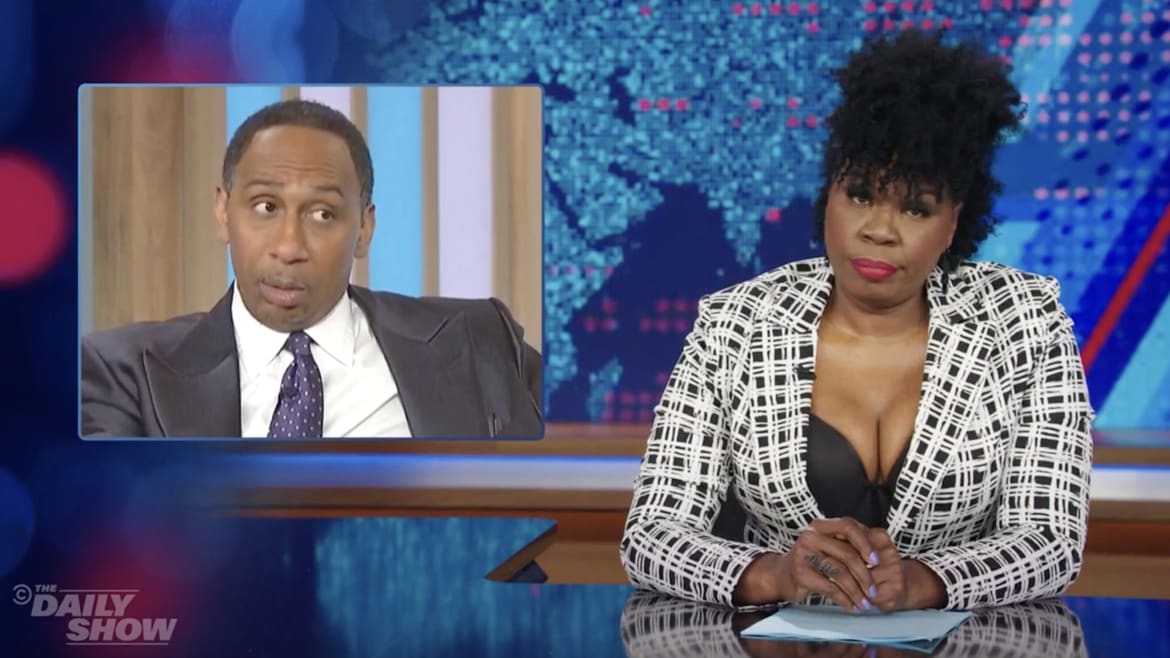 Leslie Jones Goes Off on ESPN’s Stephen A. Smith for Dissing Rihanna