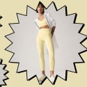 Sydney Sweeney Athleta Butter Yellow Set | Scouted, The Daily Beast