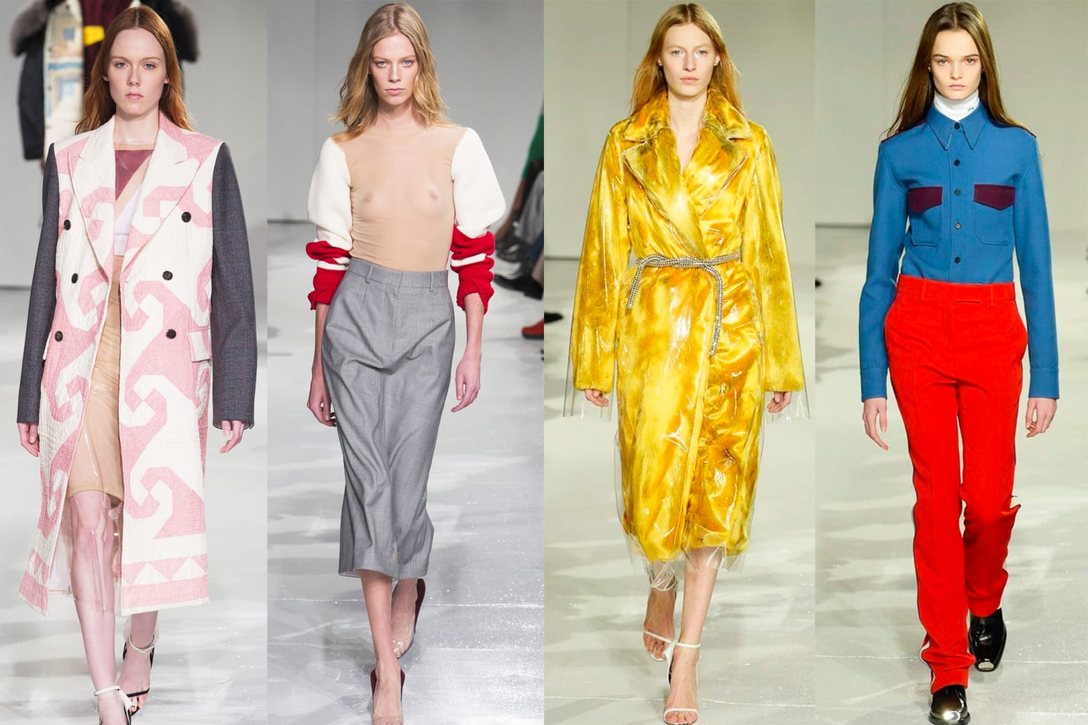 overlap Forestående Knop The Stars Flock To Calvin Klein: Raf Simons' Debut Collection at NYFW