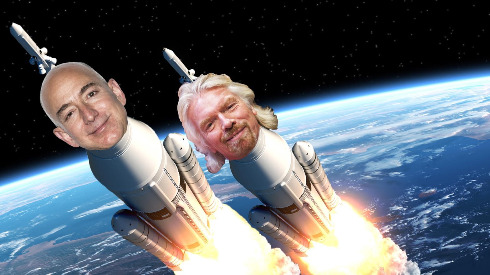 Jeff Bezos Ready to Beat Richard Branson in the Billionaire Space Race