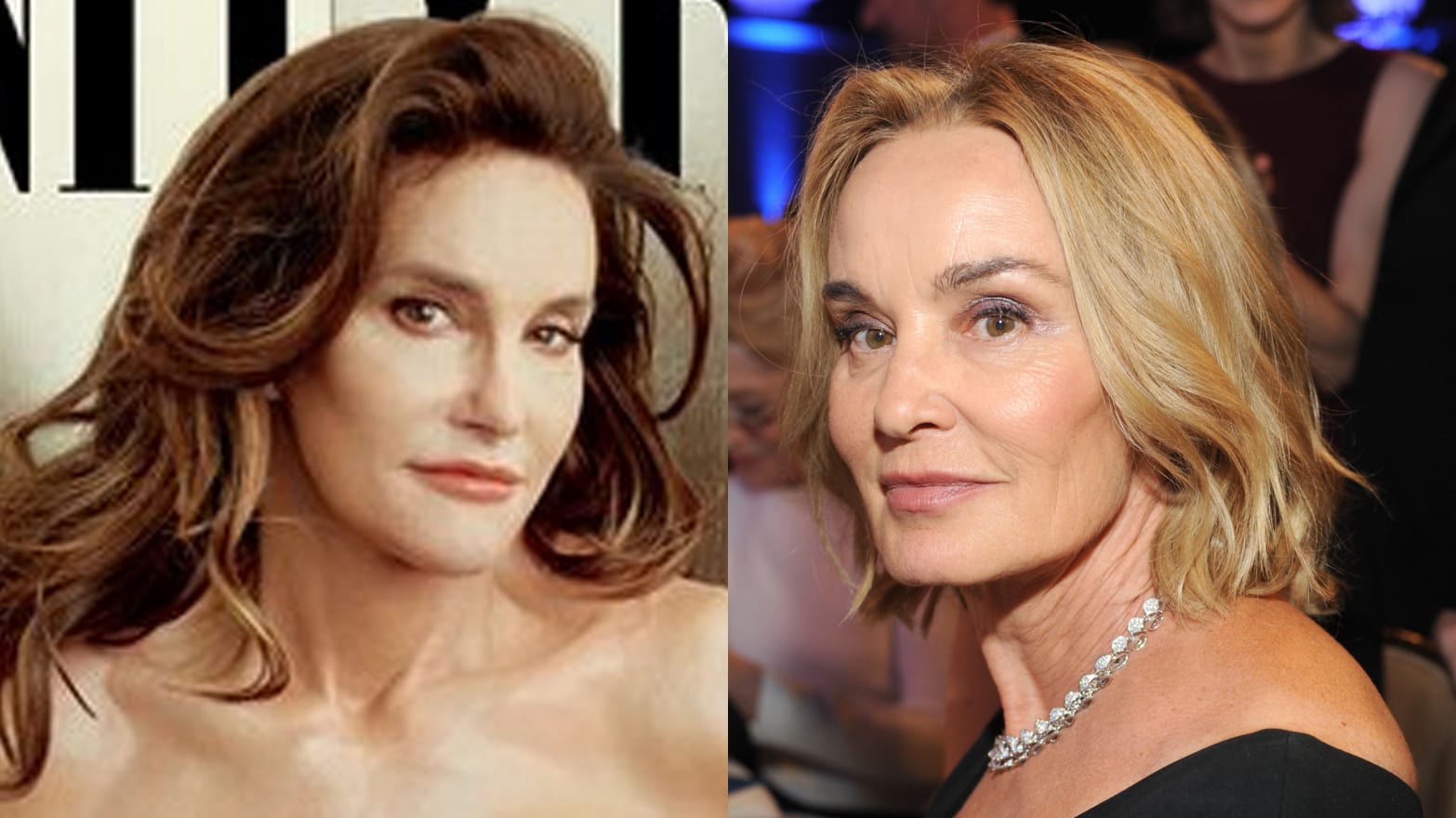 Jessica Lange Learns About Caitlyn Jenner Comparisons
