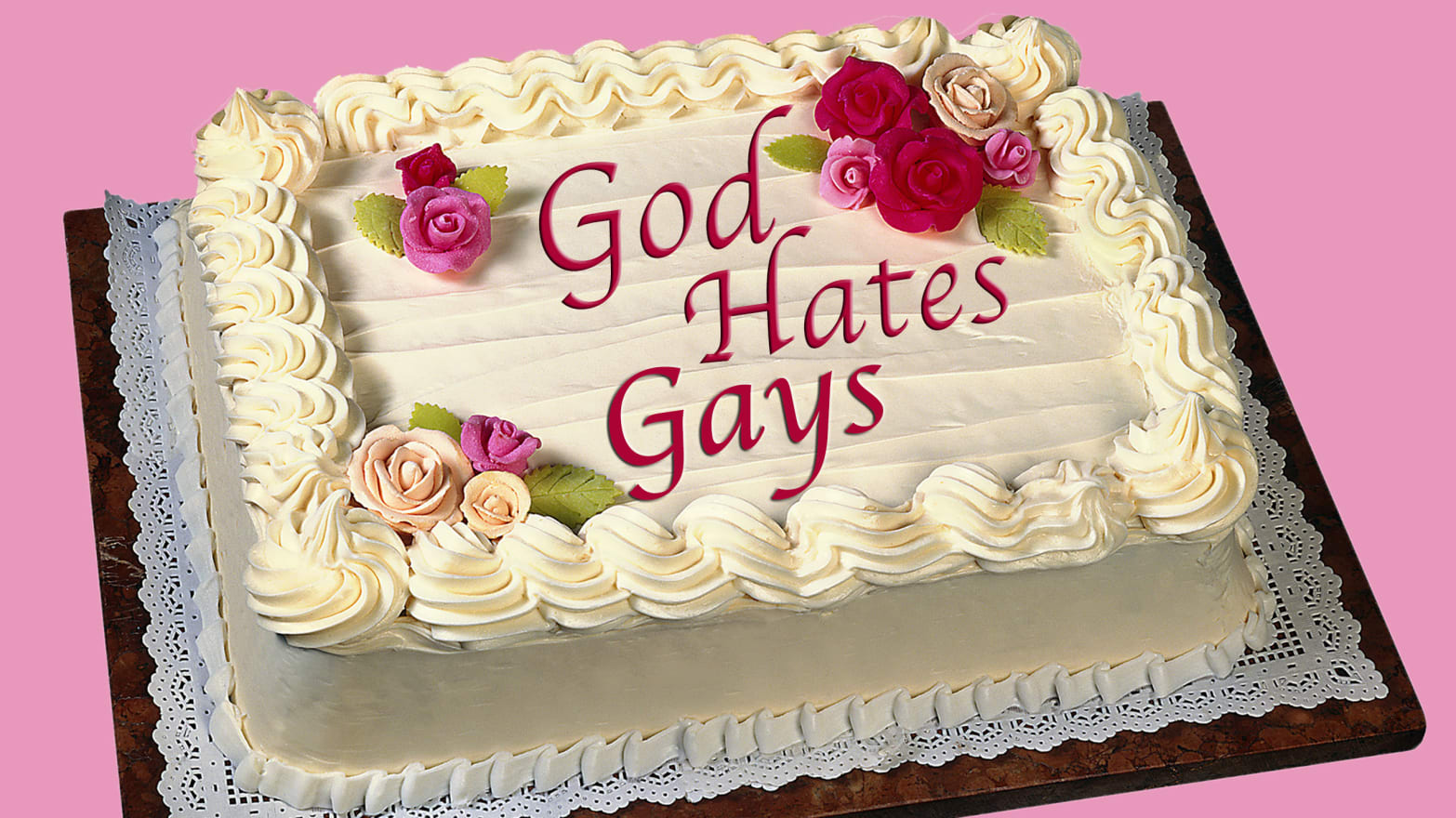 My Big Fat Anti Gay Wedding Cake