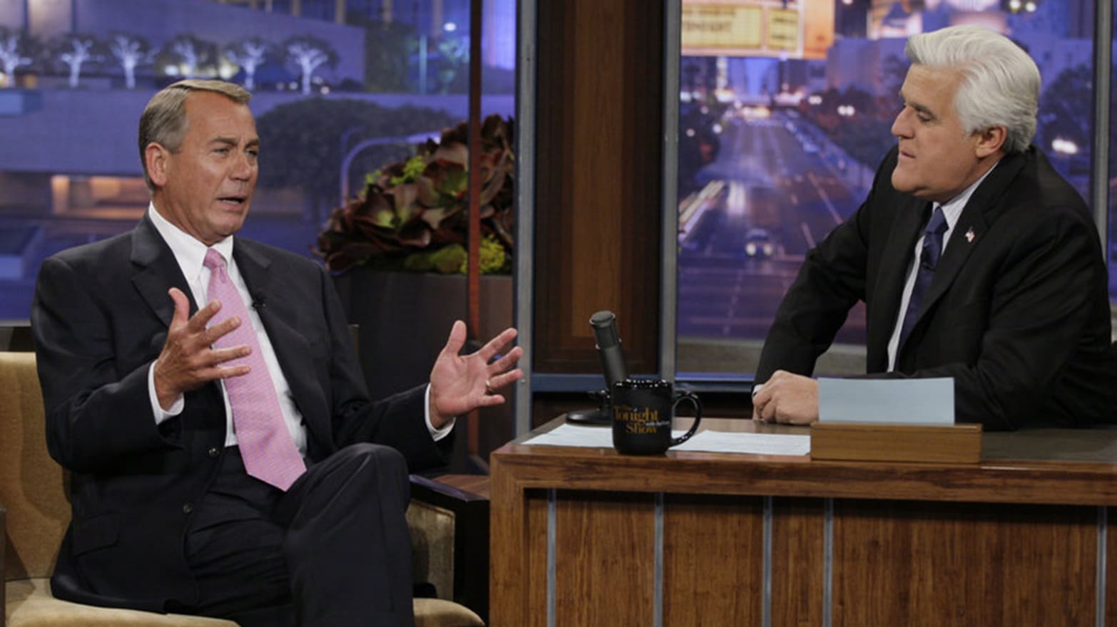John Boehner Live and Unhinged with Jay Leno