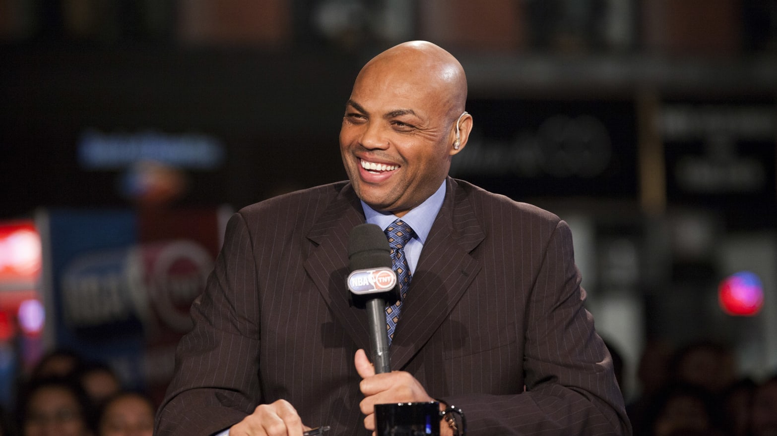 Charles Barkley during a broadcast