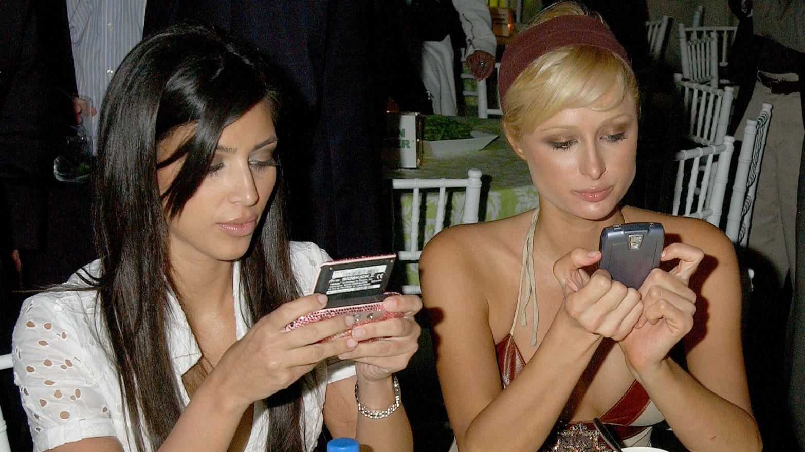 Kim Kardashian Films With Paris Hilton on the Set of 'Best