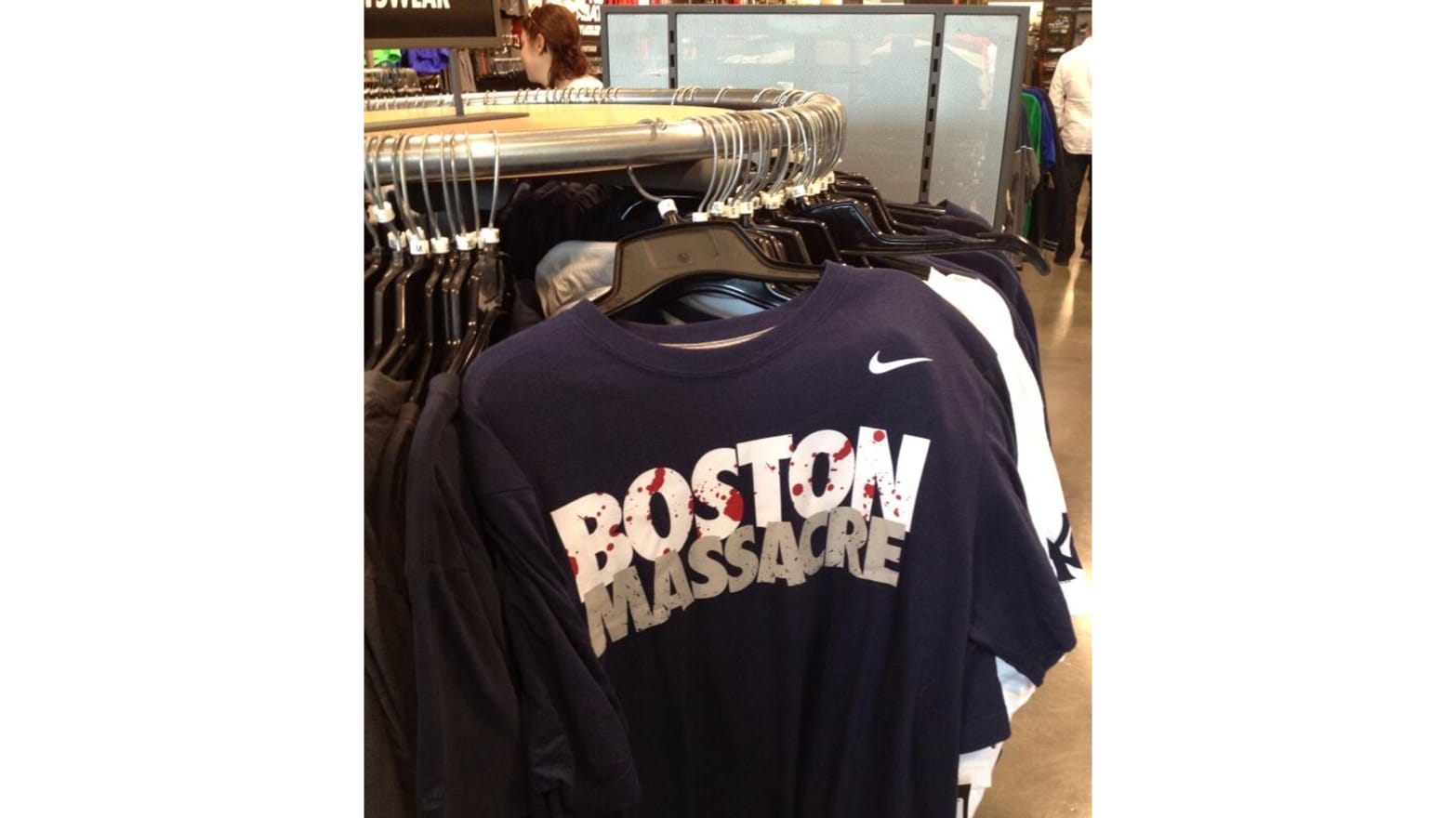Nike Boston Massacre T-shirt to be removed from stores
