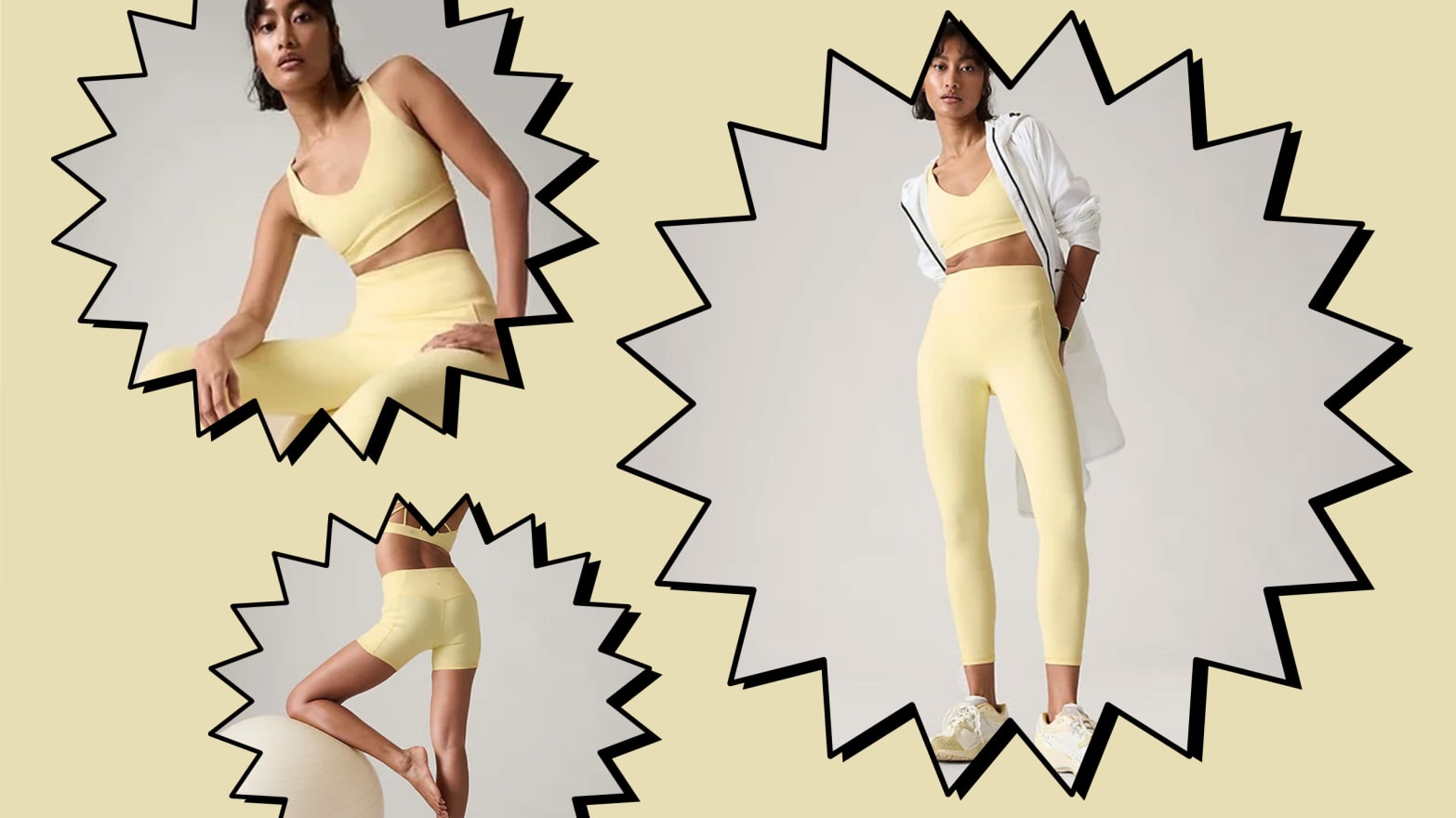 Sydney Sweeney Athleta Butter Yellow Set | Scouted, The Daily Beast