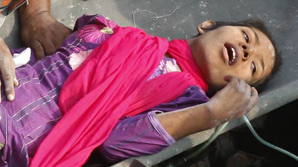 Woman Rescued From Rubble 17 Days After Bangladesh Factory Collapse Photos