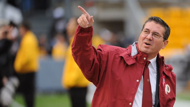 Dan Snyder at Redskins' stadium