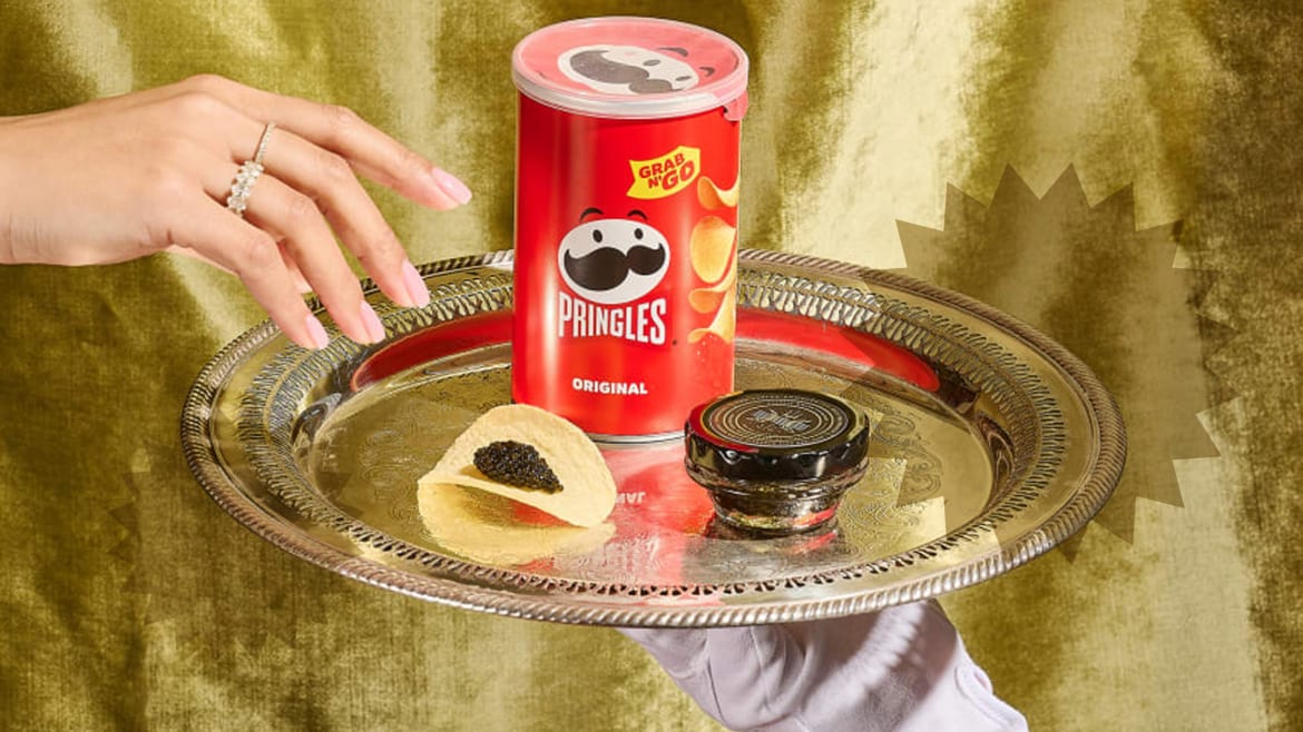 Pringles’ New Collab With The Caviar Co. Is the Ultimate High-Low V-day Treat