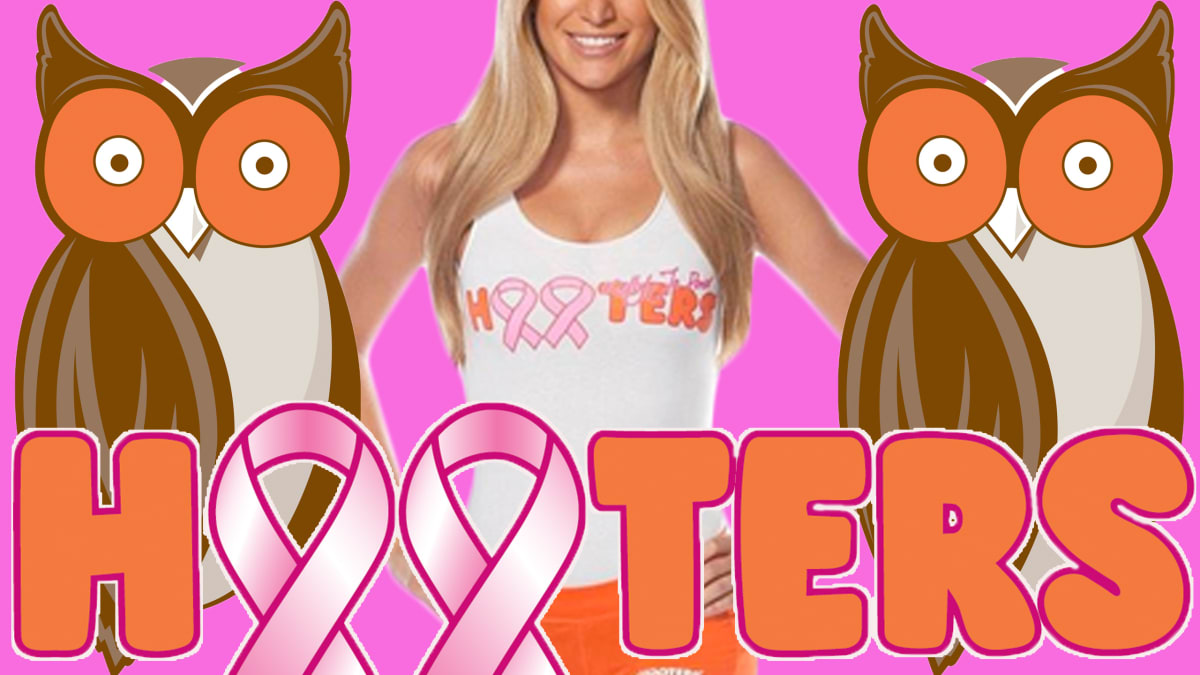 Hooters Game - Breast Cancer Awareness, Sports Bra