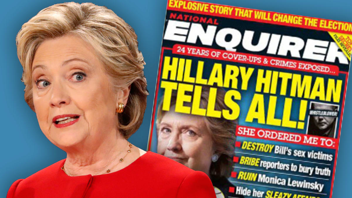 National Enquirers New Bombshell Hillarys an Evil, Bisexual Secret Sex Freak