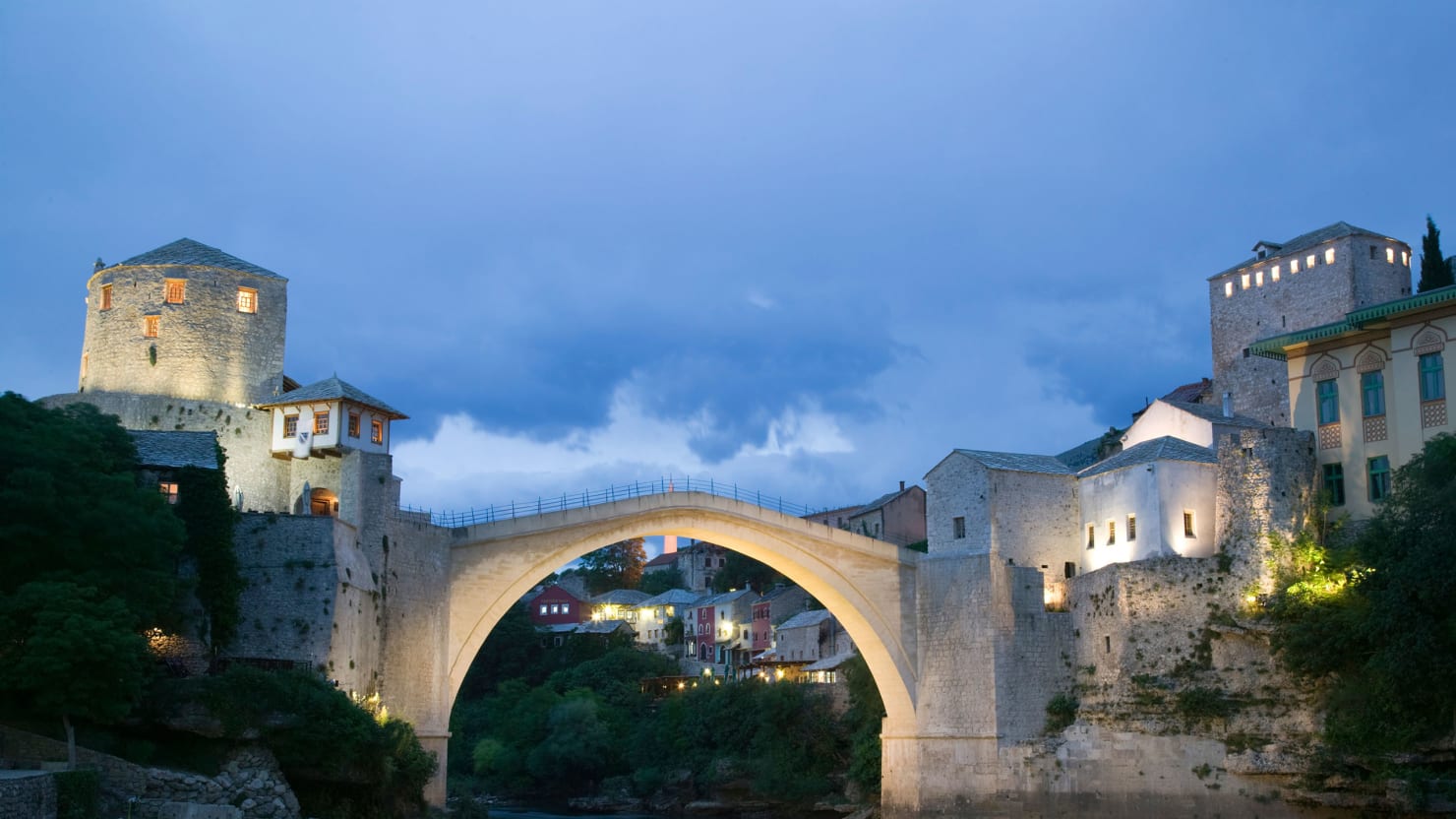 Stari Most, 16th Century Bridge, Mostar, Bosnia | Dronestagram