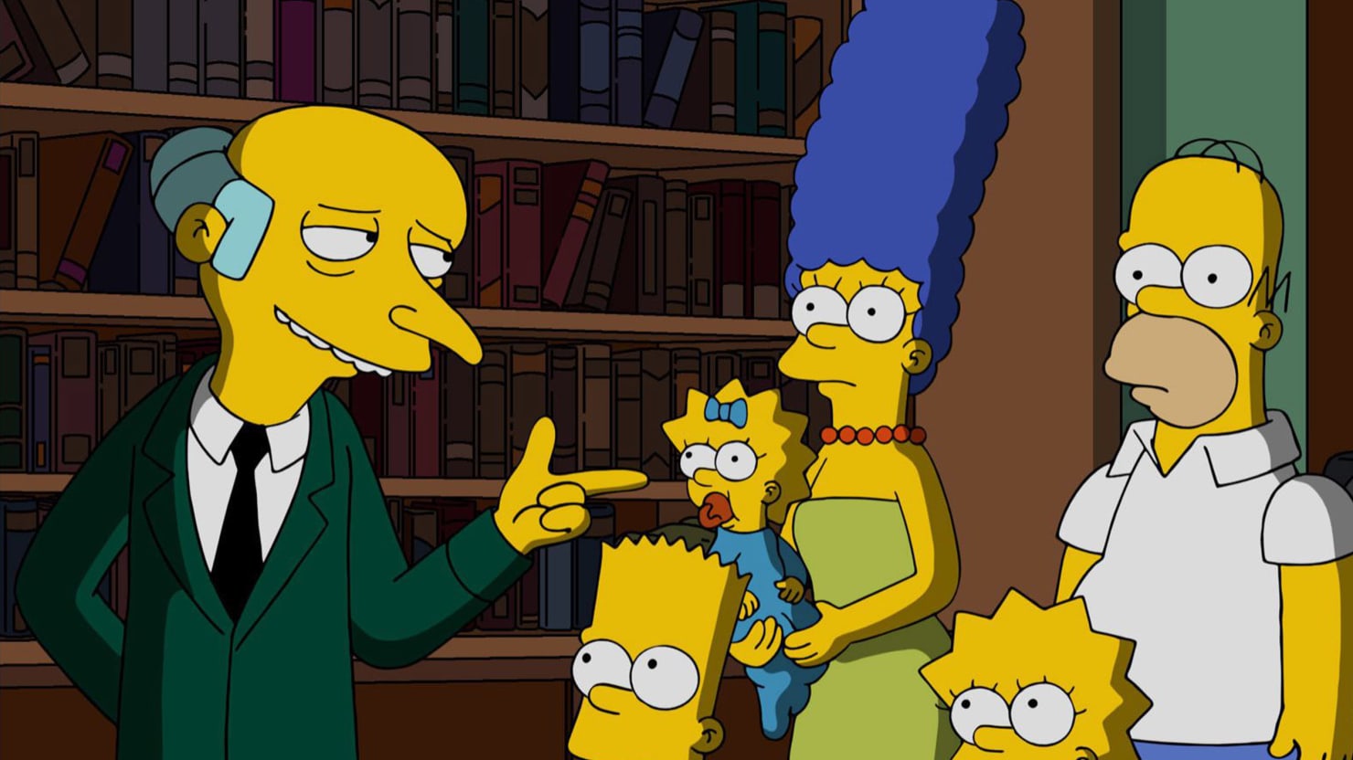 ‘the Simpsons Season 28 Premiere Mr Burns Becomes Donald Trump 