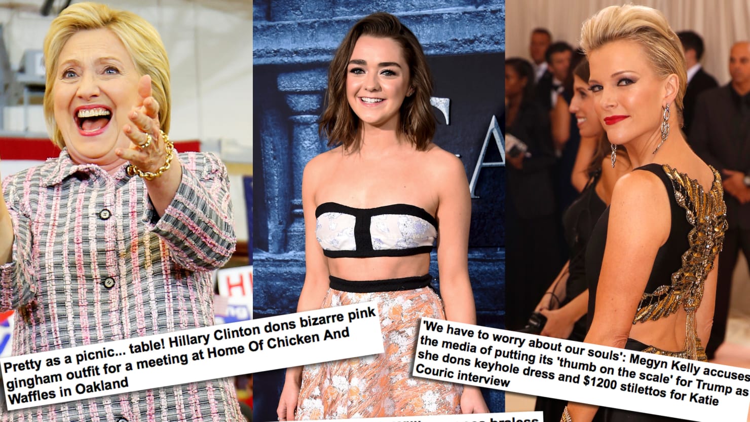 The Daily Mails Sexist Crusade Against Women, from Maisie Williams to Hillary Clinton