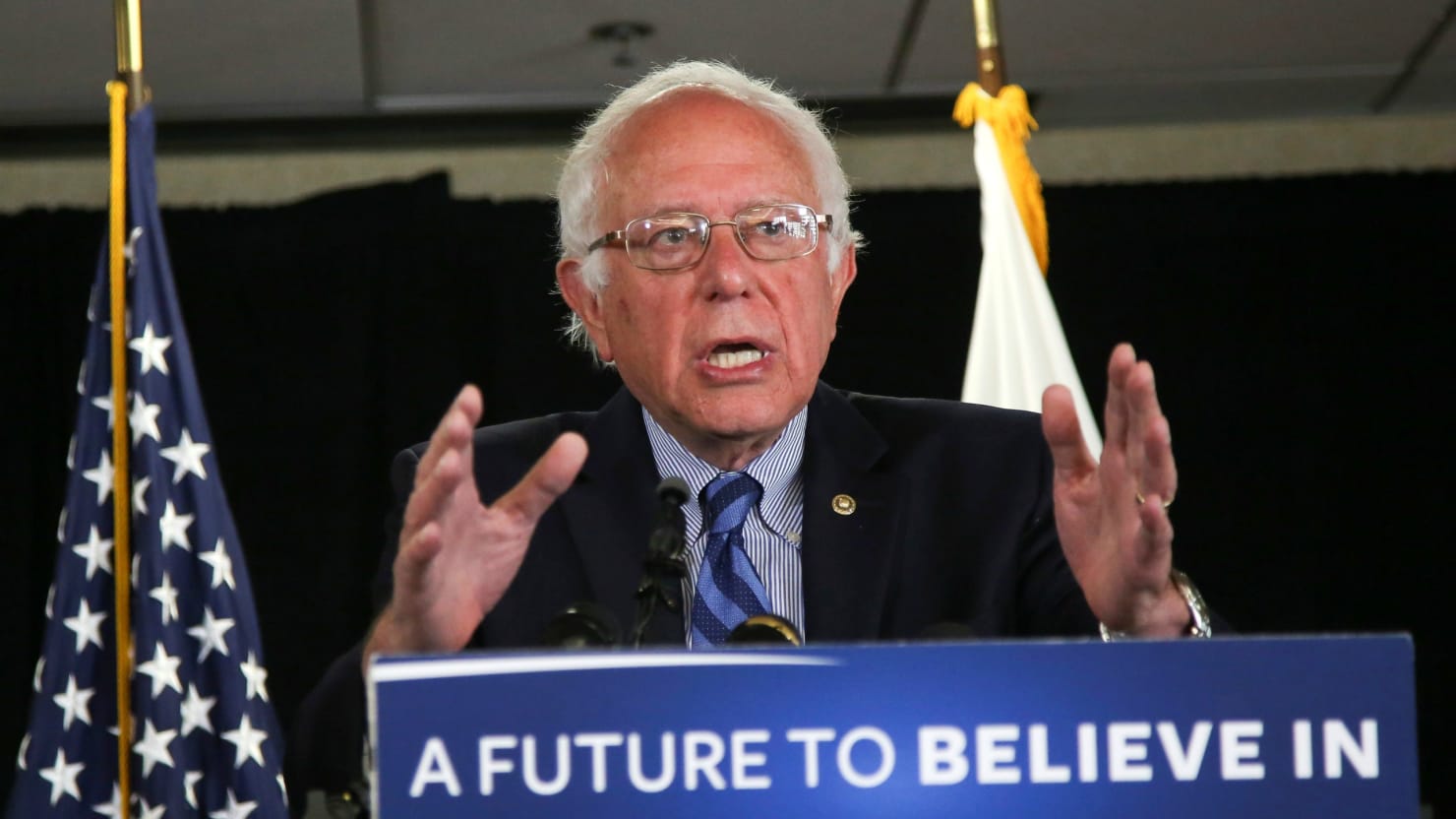 Sanders To Lay Off Half His Staff 