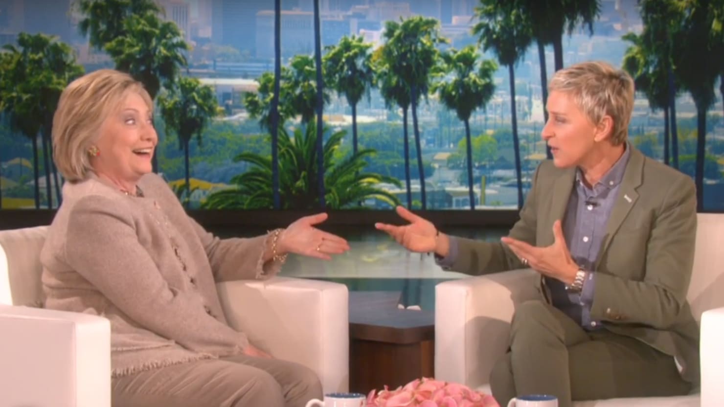 Hillary Clinton Talks Guns, Kim Kardashian and SNL with Ellen DeGeneres picture