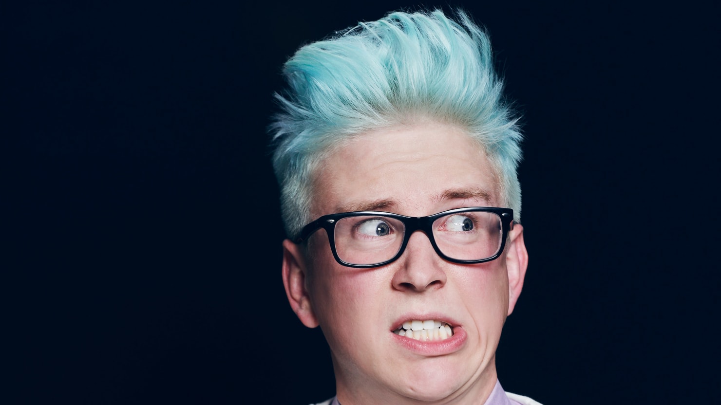 2. How to achieve Tyler Oakley's blue hair look - wide 2