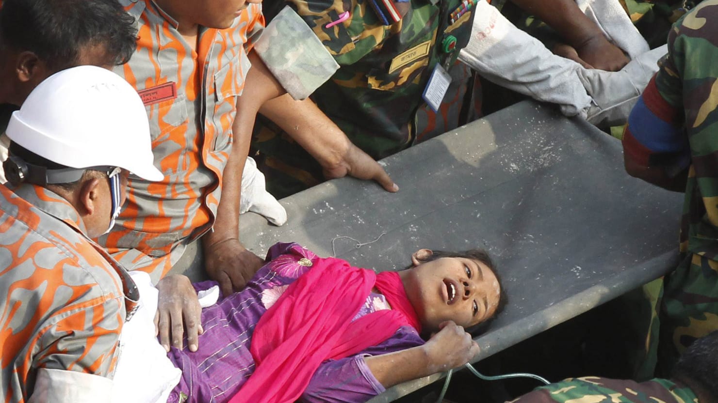 Woman Rescued From Rubble 17 Days After Bangladesh Factory Collapse 